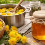 Löwenzahn Honig selbst herstellen