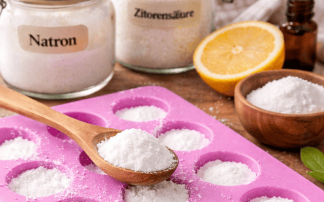 Reinigungstabs selbstgemacht in Silikonform