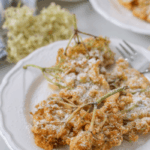 Holunderblüten Küchle backen