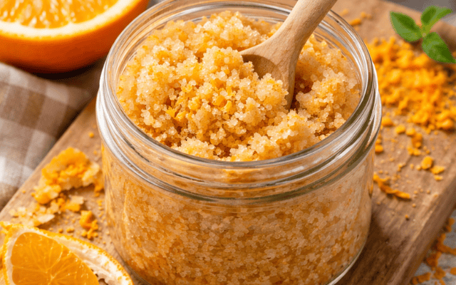 Orangen Peeling selbst gemacht